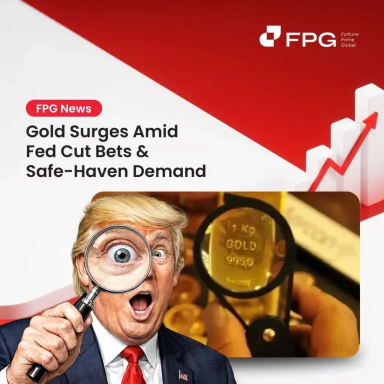 Gold Surges Amid Fed Cut Bets & Safe-Haven Demand
